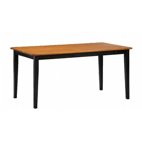 Boraam Boraam 70536 Shaker Table - Black-Oak 70536